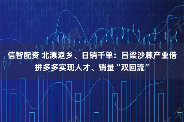 信智配资 北漂返乡、日销千单：吕梁沙棘产业借拼多多实现人才、销量“双回流”